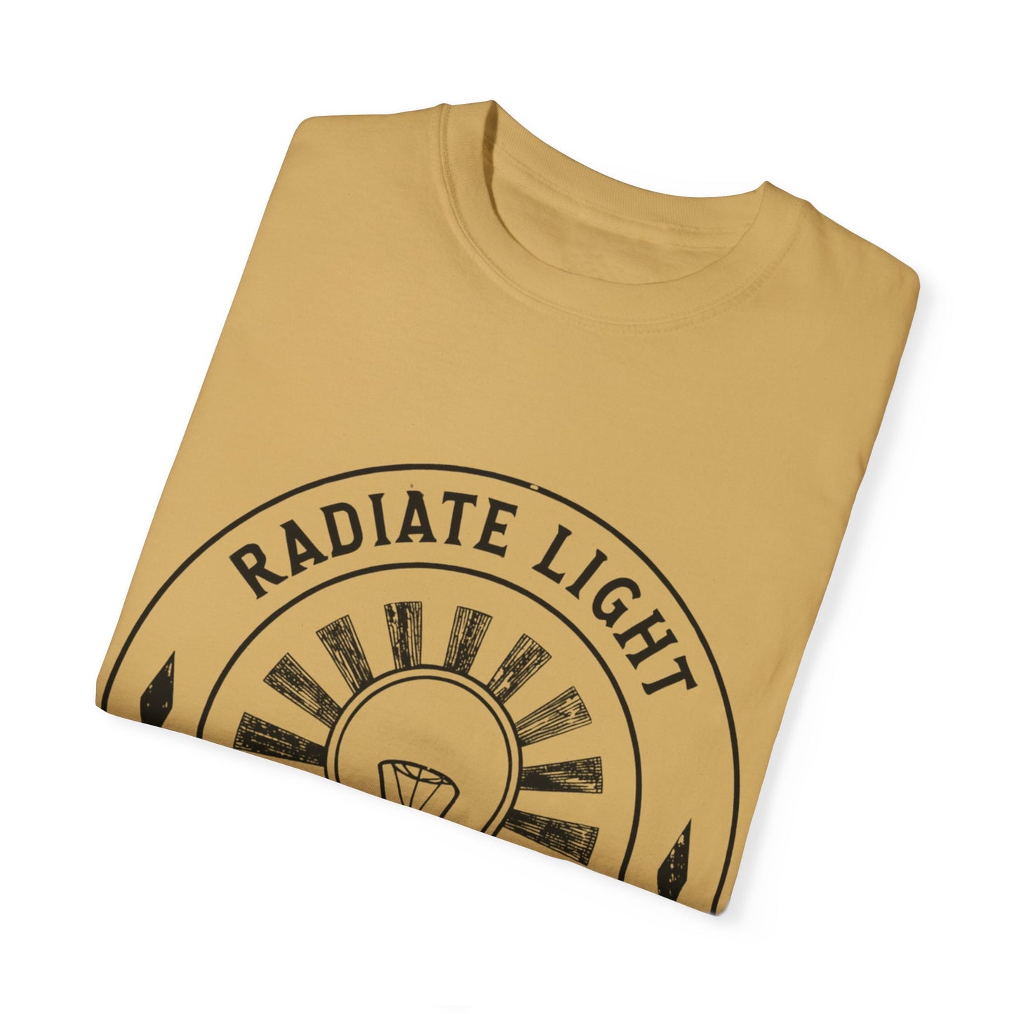 Radiate Light Unisex Garment-Dyed T-Shirt - Inspirational Graphic Tee