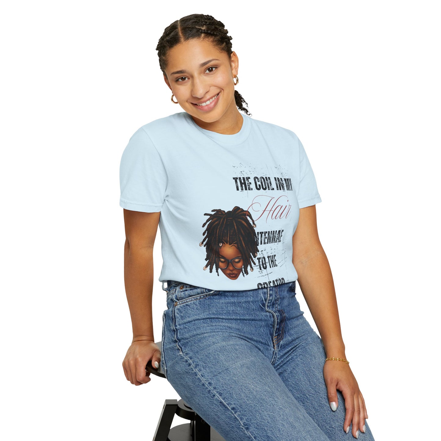 Coil in My Hair Unisex T-Shirt – Celebrate Natural Hair and Culture