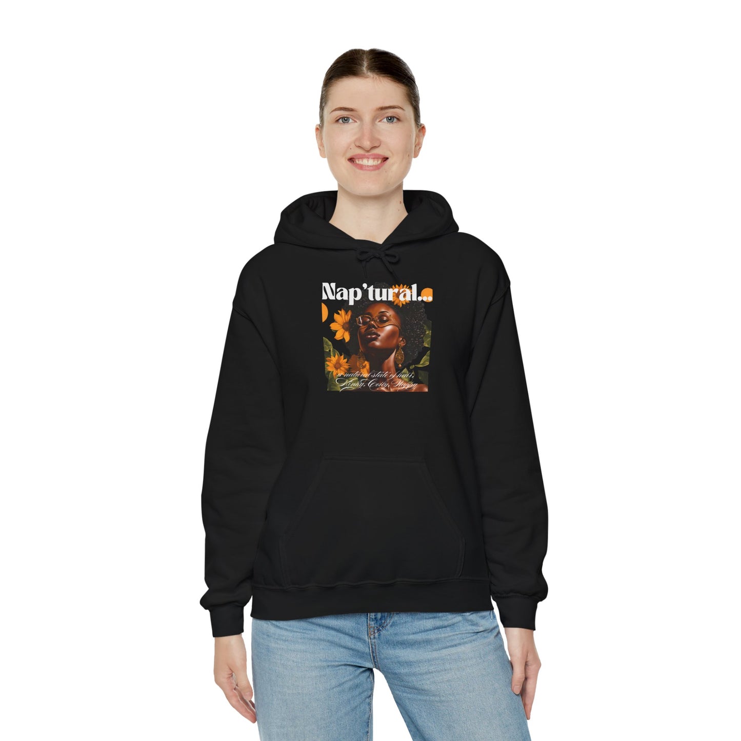 Empowerment Floral Hoodie for All Genders