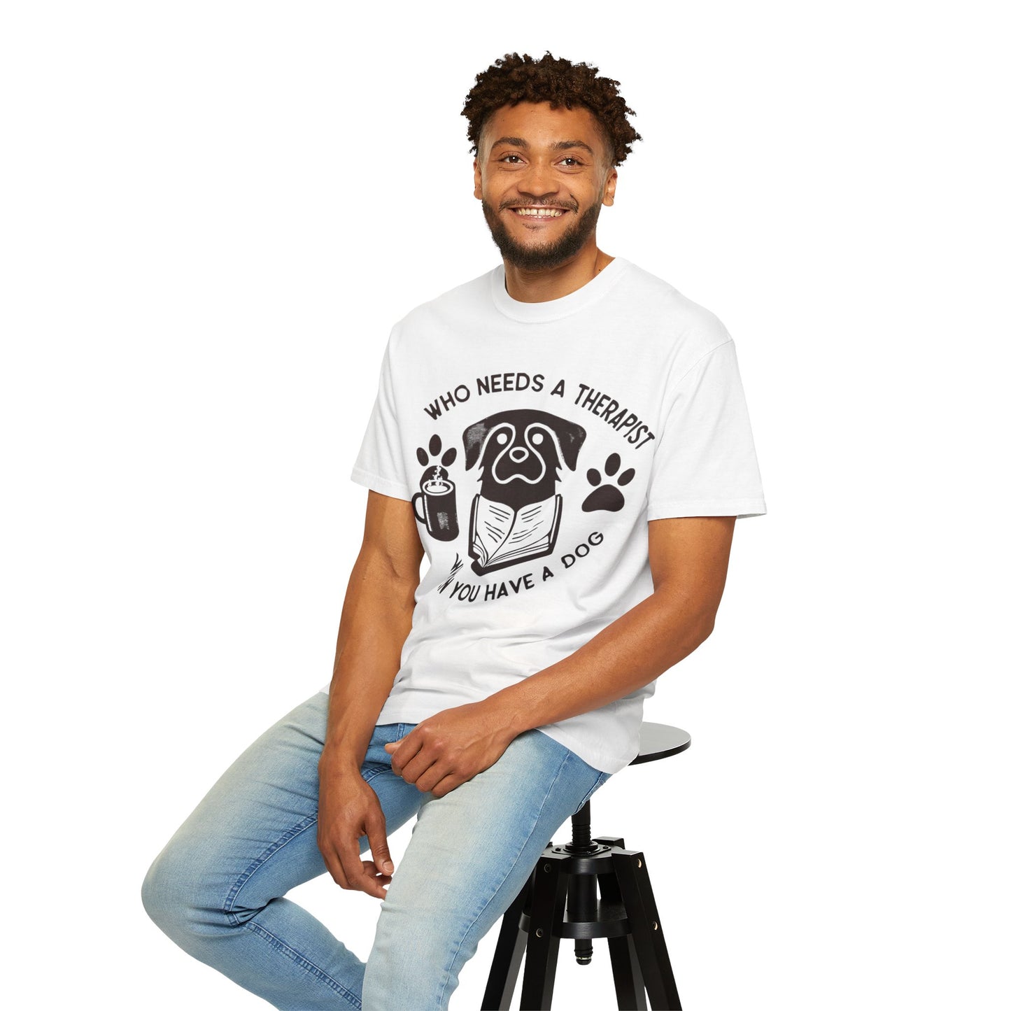 Who Needs a Therapist? Dog Lover Unisex T-Shirt