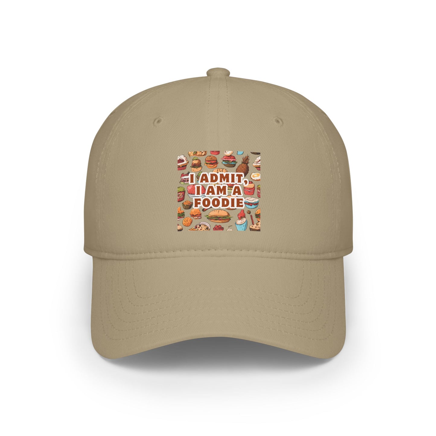 Funny Foodie Low Profile Baseball Cap - Perfect for Food Lovers