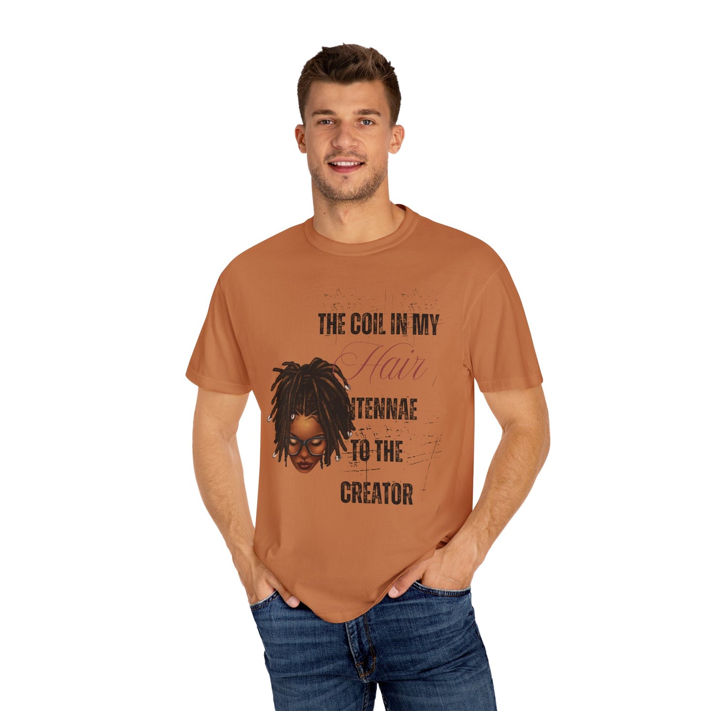 Coil in My Hair Unisex T-Shirt – Celebrate Natural Hair and Culture