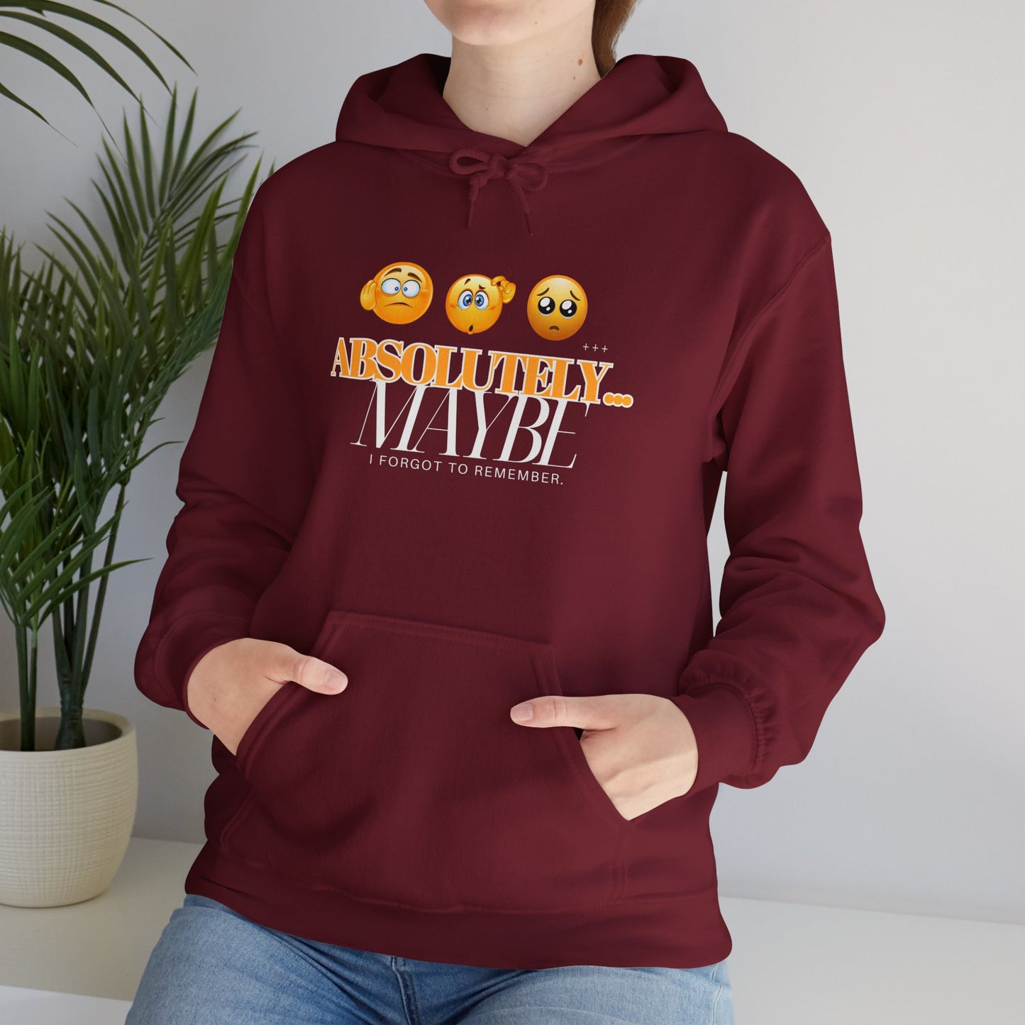 Absolutely Emoticon Unisex Heavy Blend™ Hooded Sweatshirt