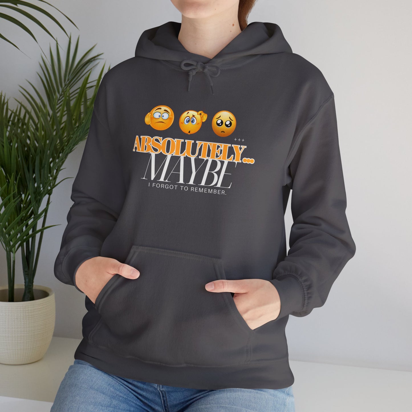 Absolutely Emoticon Unisex Heavy Blend™ Hooded Sweatshirt