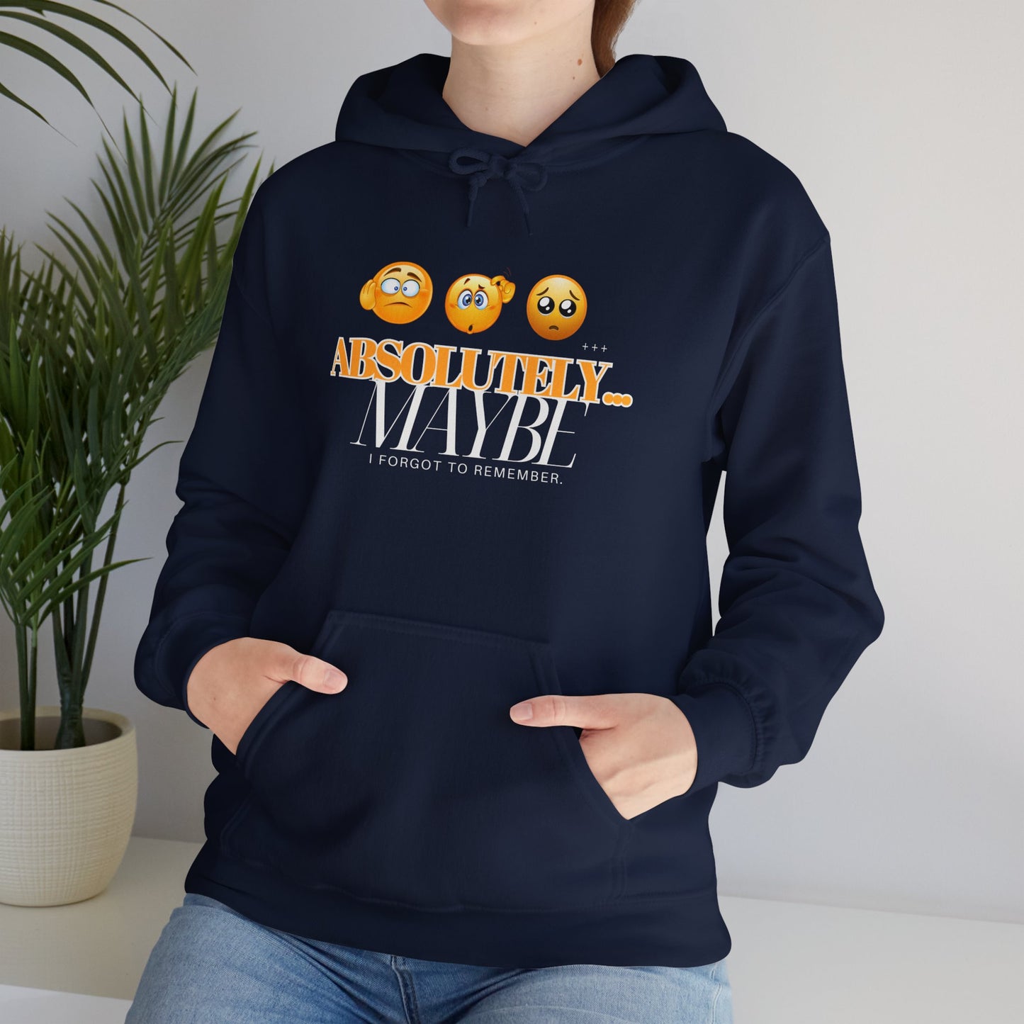 Absolutely Emoticon Unisex Heavy Blend™ Hooded Sweatshirt