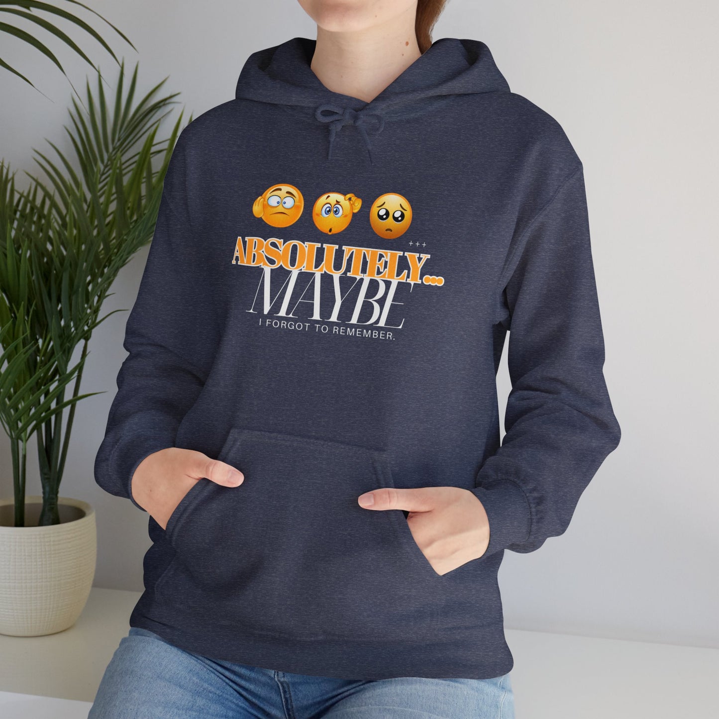 Absolutely Emoticon Unisex Heavy Blend™ Hooded Sweatshirt