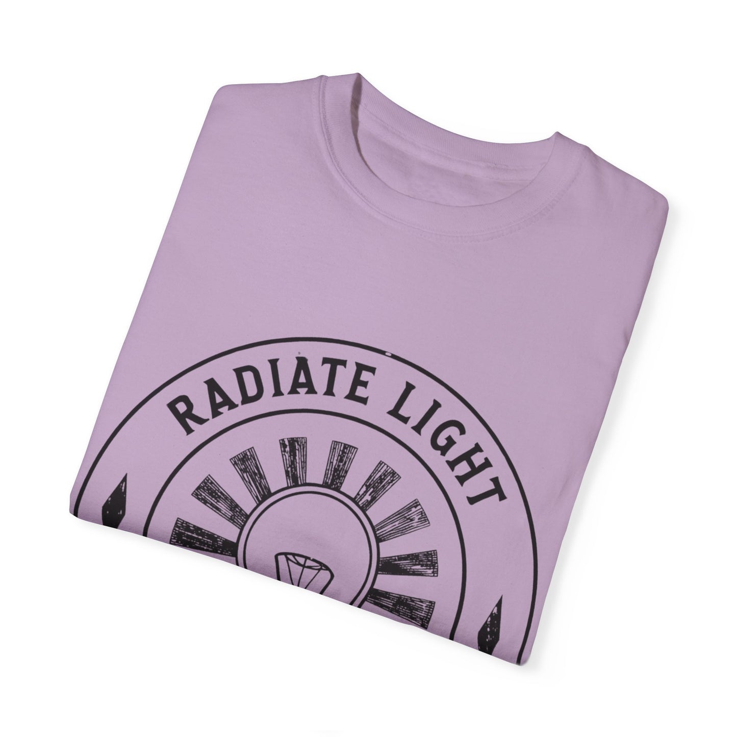 Radiate Light Unisex Garment-Dyed T-Shirt - Inspirational Graphic Tee