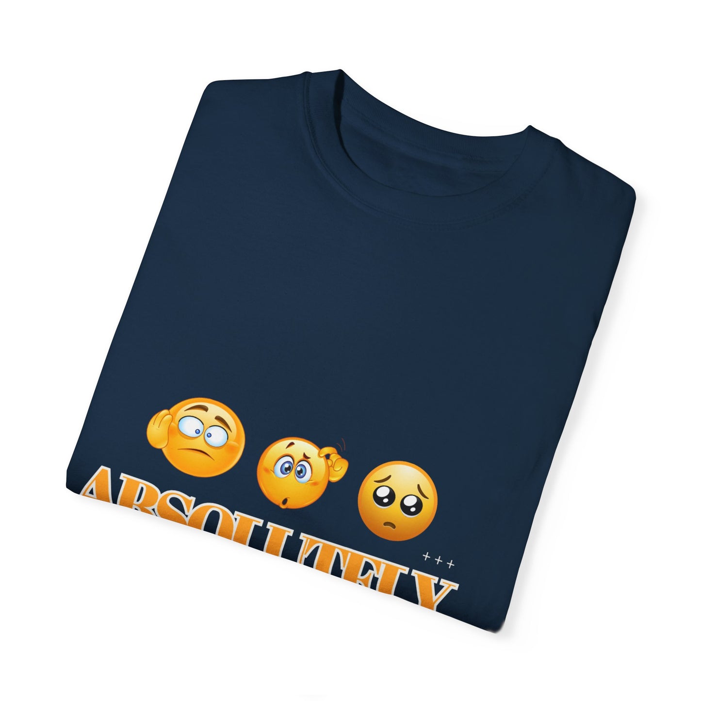 Funny Emoji Unisex T-Shirt - 'Absolutely Maybe' Design