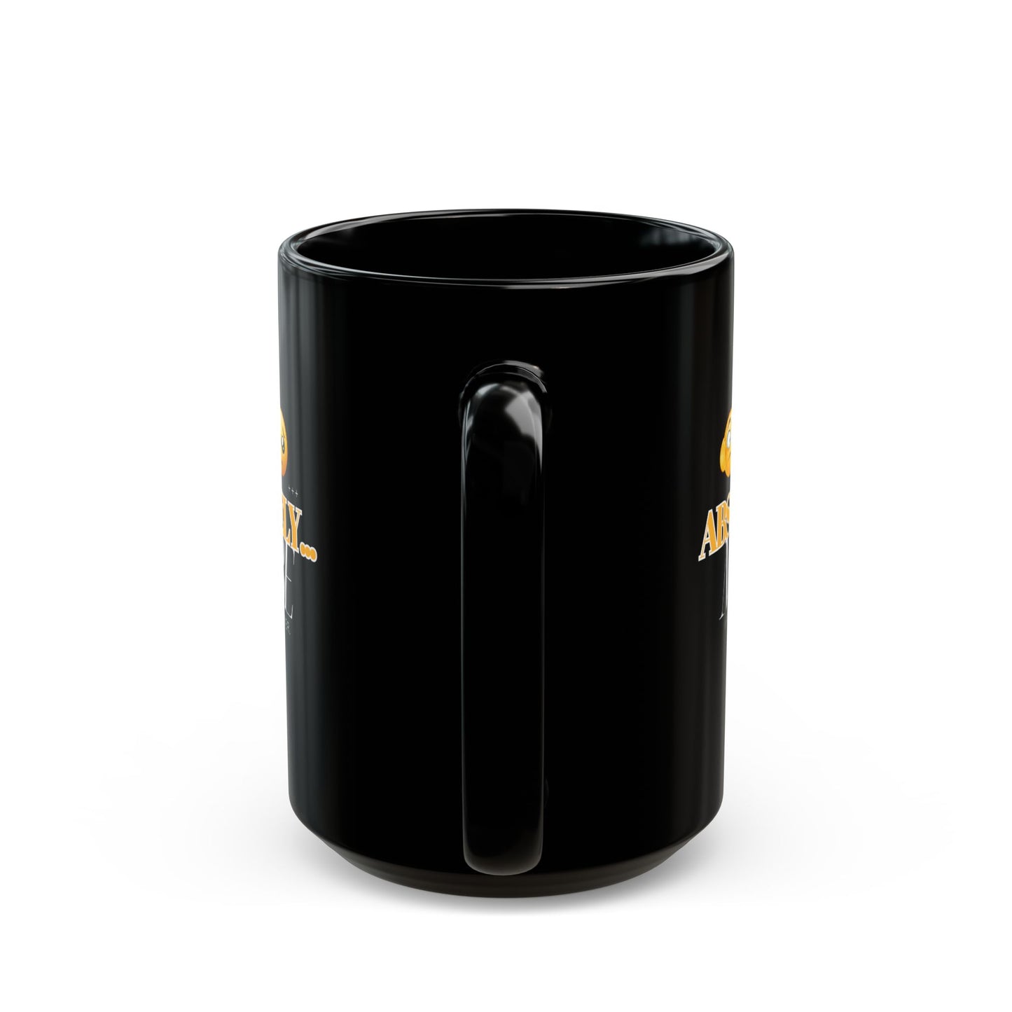 Absolutely Maybe Black Mug - Funny Gift for Coffee Lovers | 11oz & 15oz