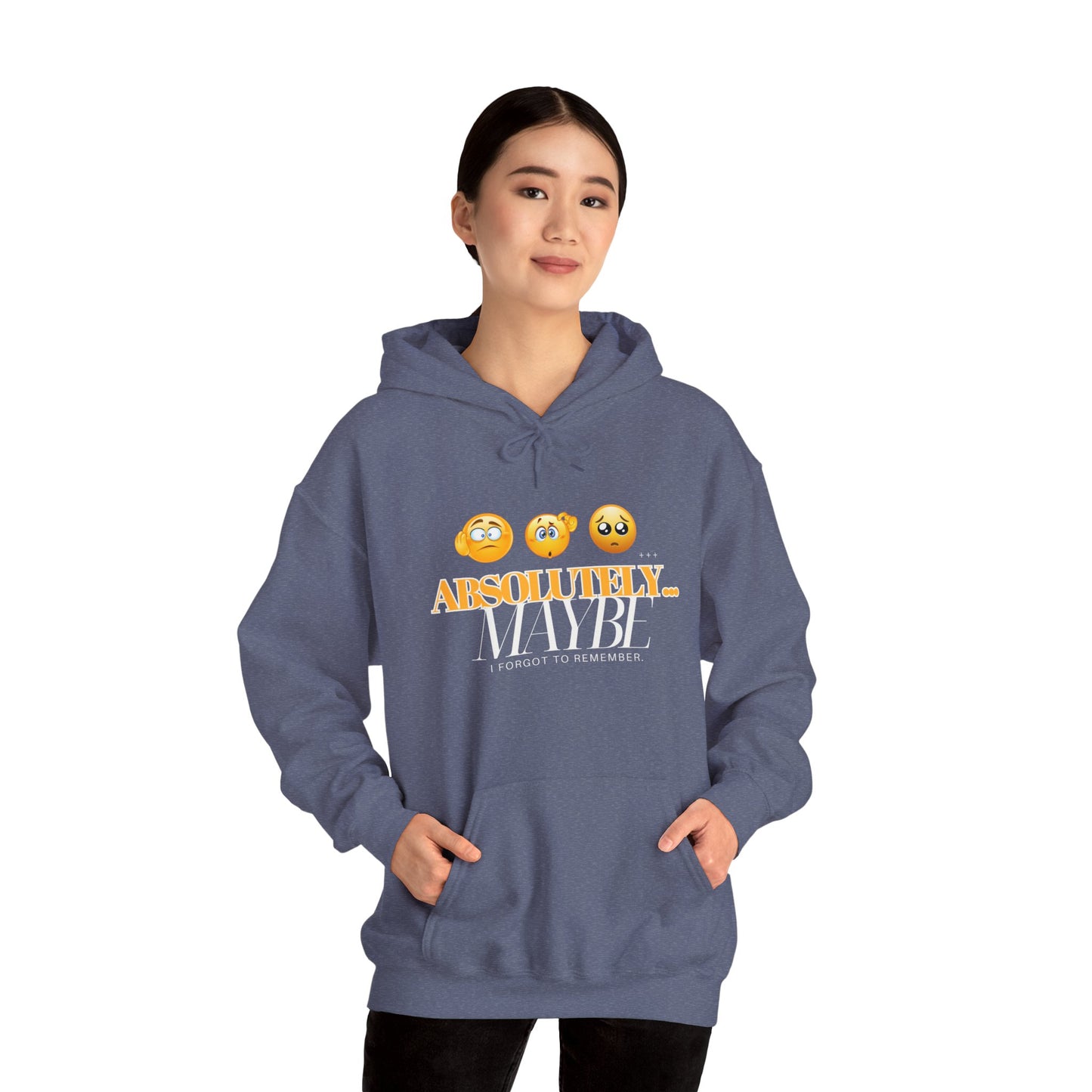 Absolutely Emoticon Unisex Heavy Blend™ Hooded Sweatshirt