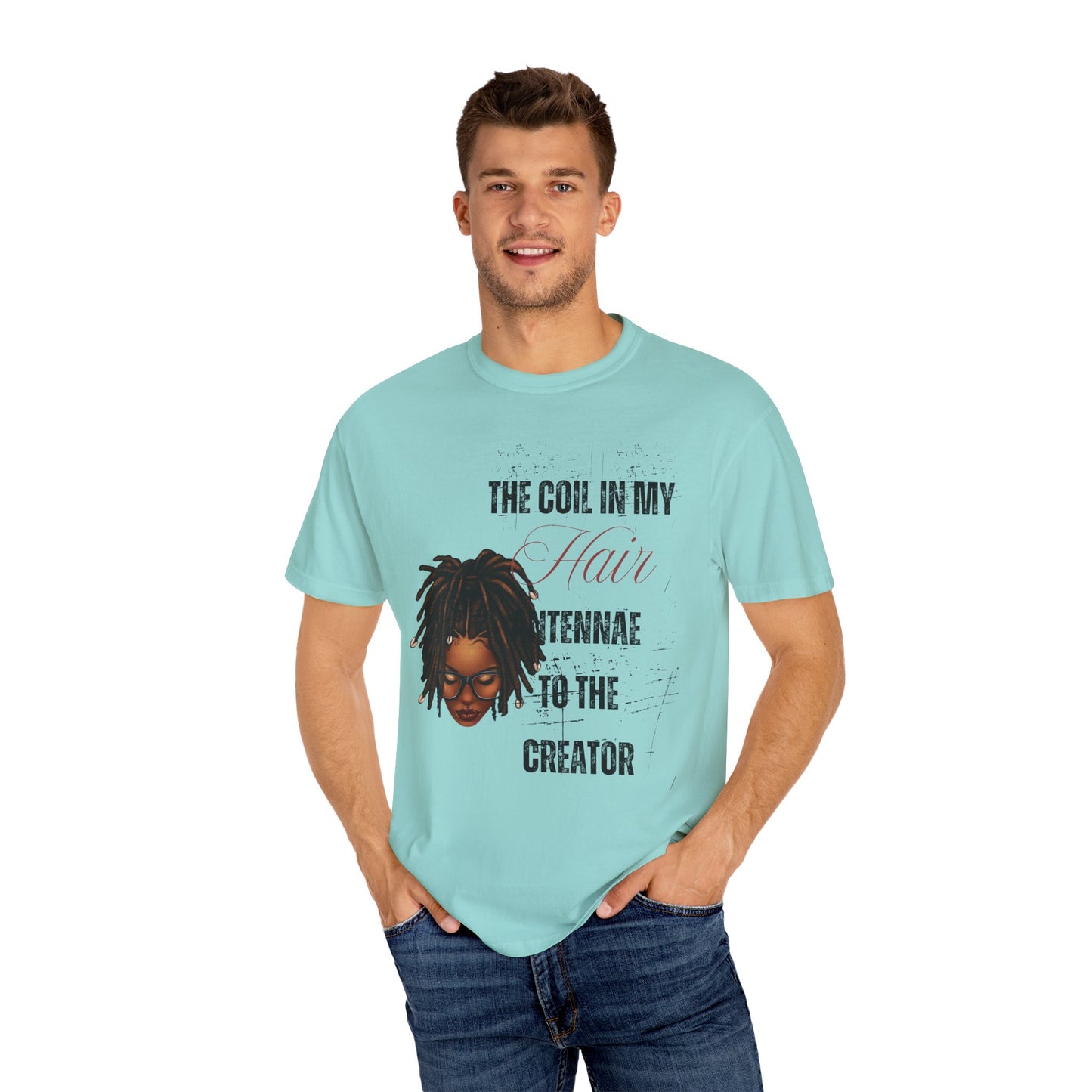 Coil in My Hair Unisex T-Shirt – Celebrate Natural Hair and Culture