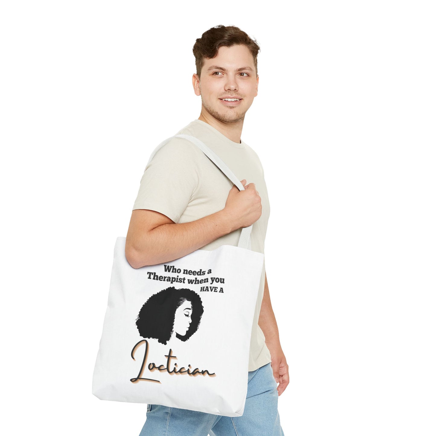 Empowered Loctician Tote Bag - Perfect for Haircare Experts & Therapists