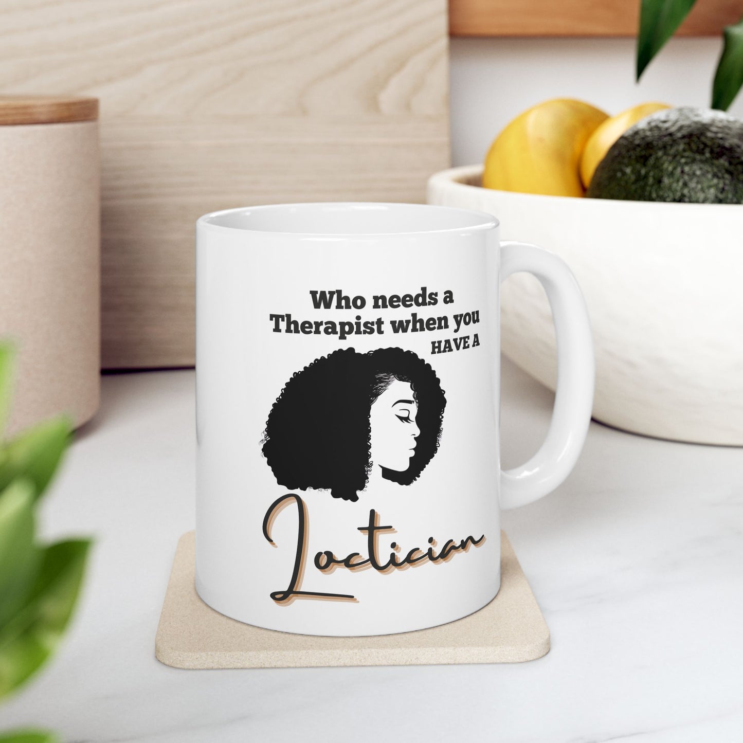 Inspirational Ceramic Mug - Perfect for Self-Care and Mental Health Awareness