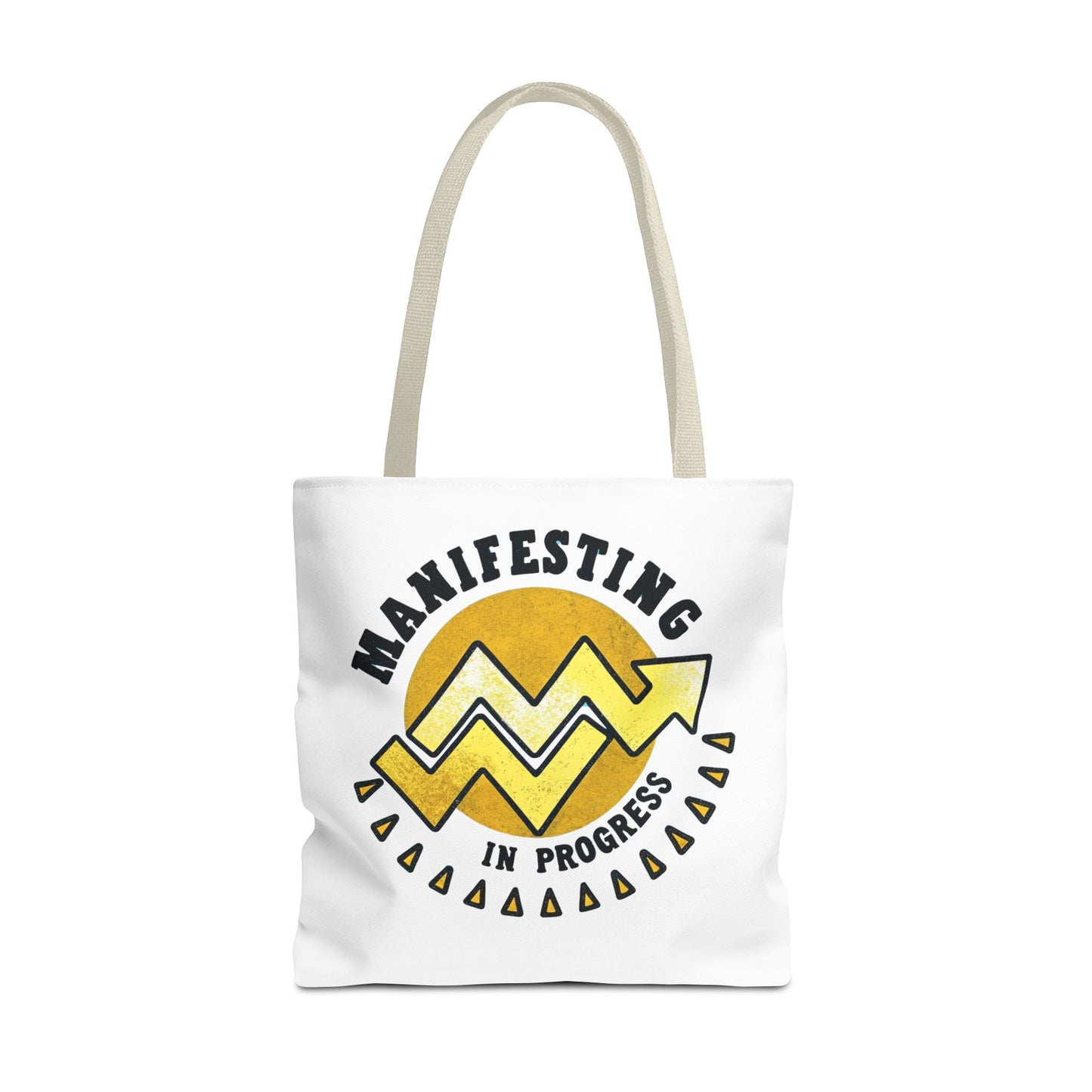 Manifesting in Progress Tote Bag – Eco-Friendly and Stylish Carry-All for Dreamers