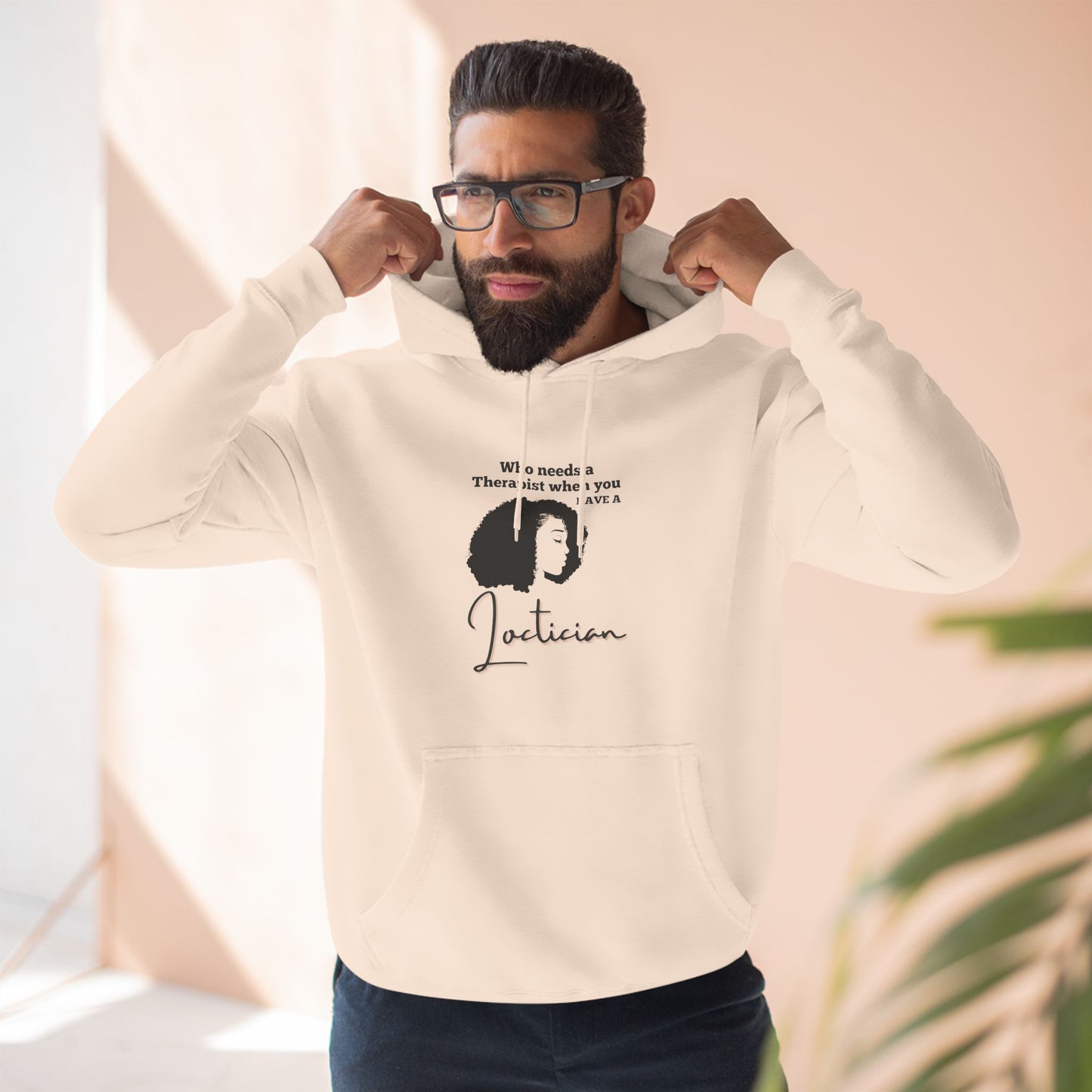 Stylish Therapist Fleece Hoodie - Empowering Quotes for Mental Health Awareness