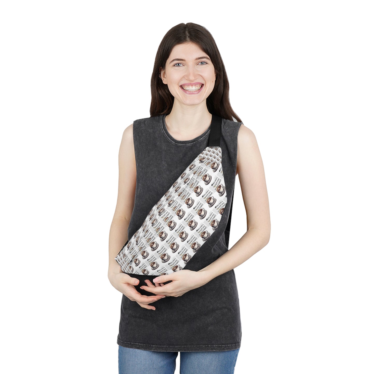 Coffee Lover's Large Fanny Pack - Perfect for Festivals and Everyday Use