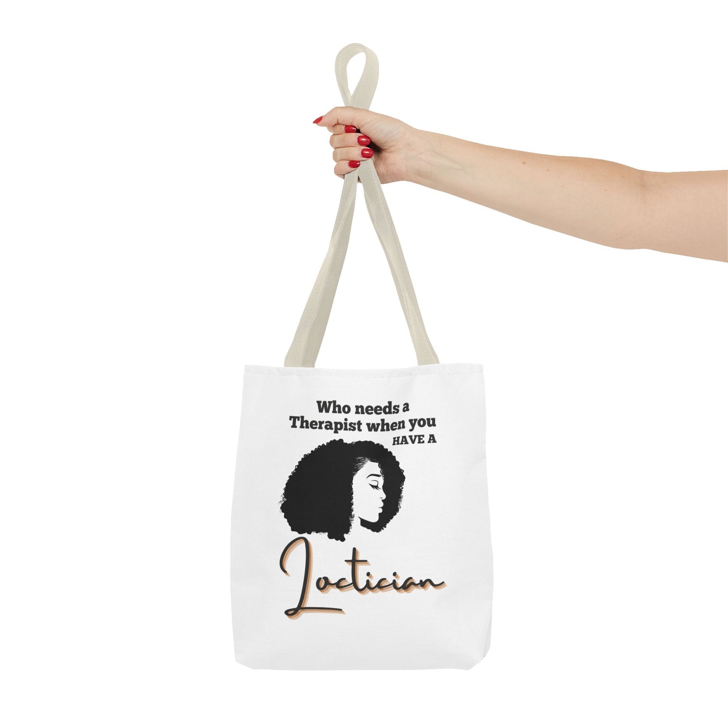 Empowered Loctician Tote Bag - Perfect for Haircare Experts & Therapists