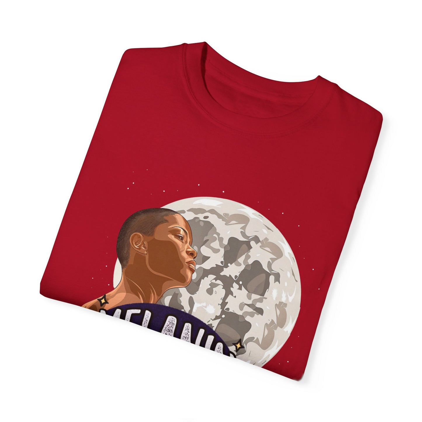 Melanin & Moonlight Unisex Garment-Dyed T-Shirt - Celebrate Cultural Heritage