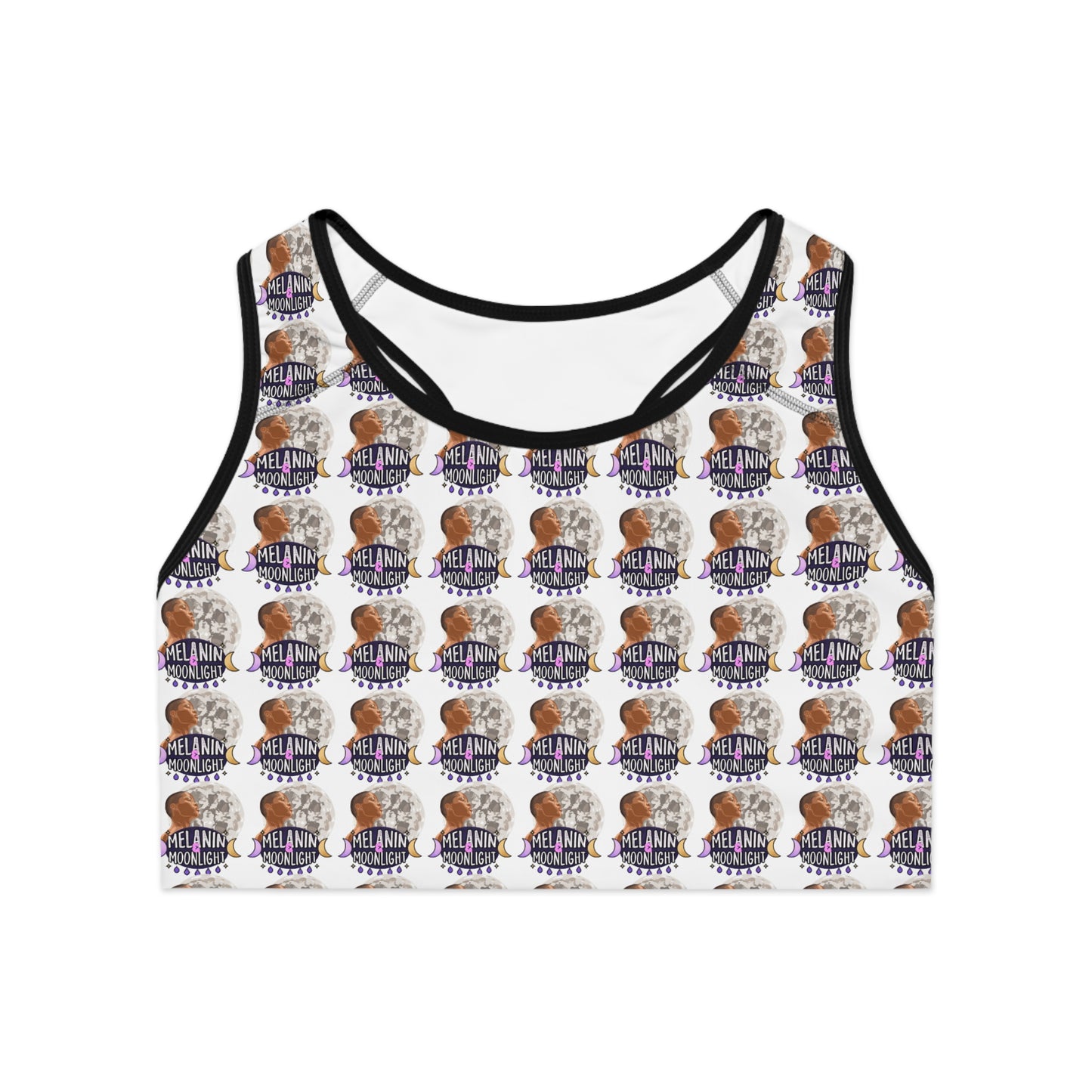Melanin Magic Sports Bra - Comfortable Activewear for Fitness Enthusiasts