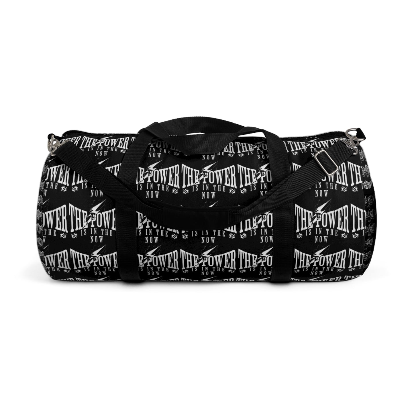 Motivational Duffel Bag - 'The Power is Now' Gym & Travel Bag