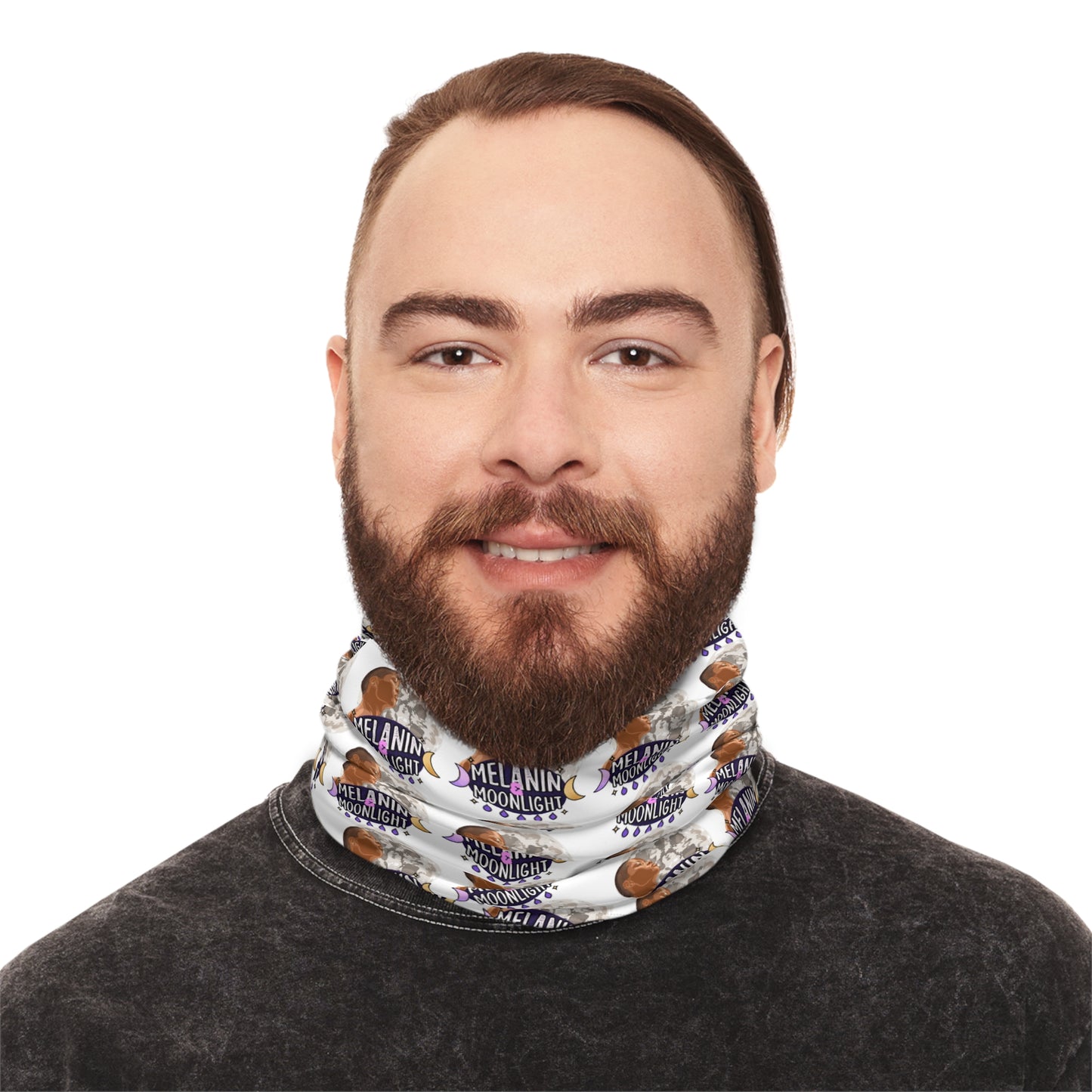 Custom Winter Neck Gaiter with Drawstring – Cozy & Stylish for Cold Weather