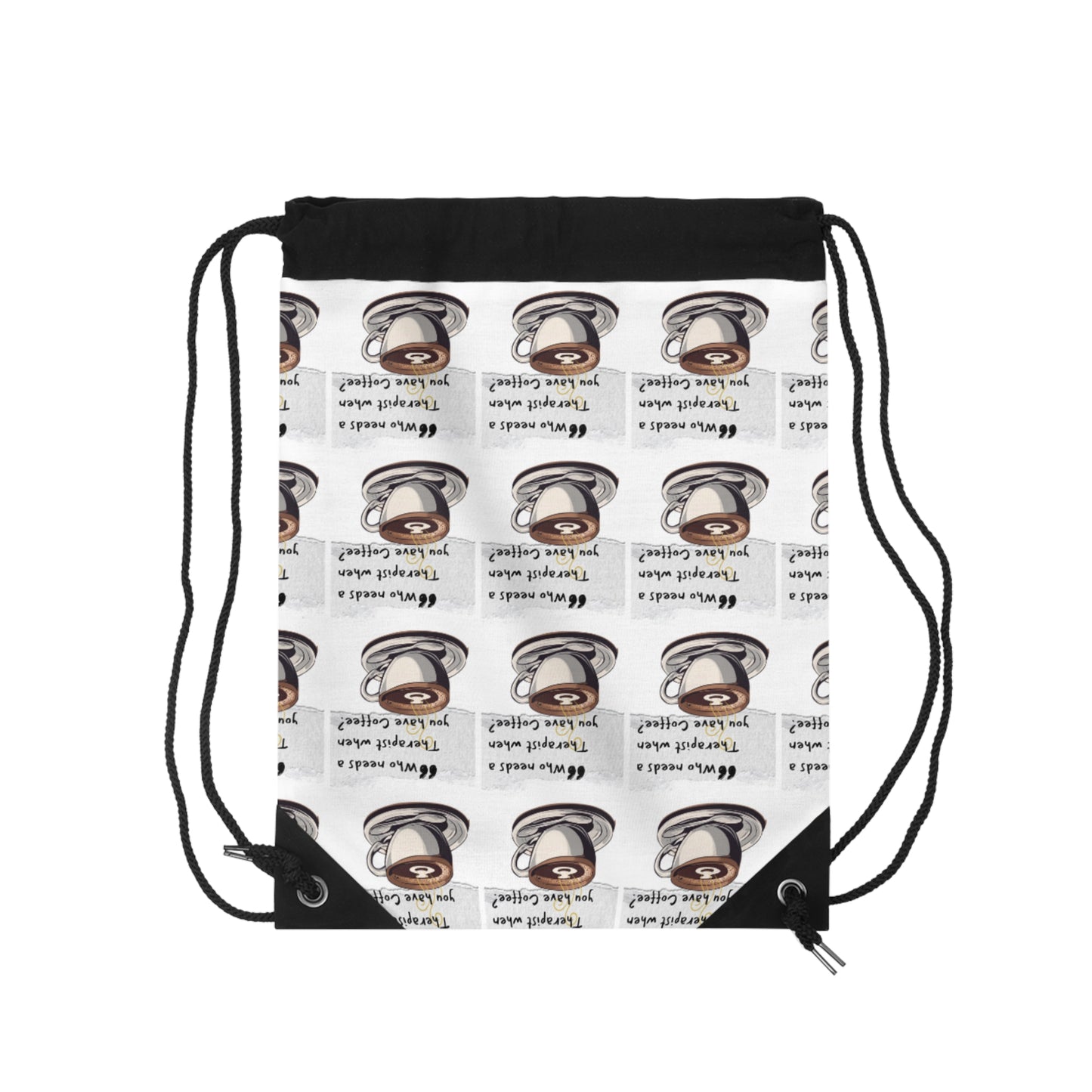 Coffee Lover Drawstring Bag - Perfect for Daily Use and Gifts