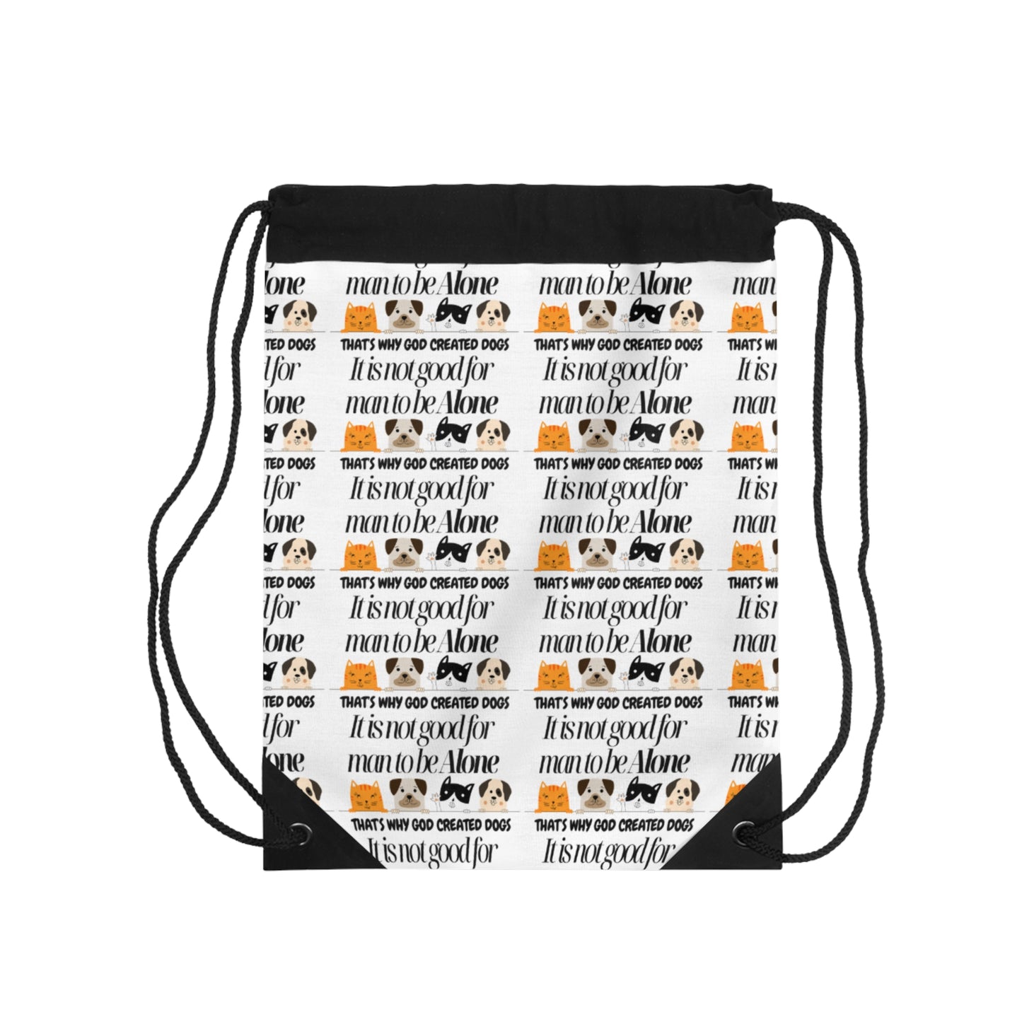 Inspirational Drawstring Bag – Perfect for Faith, Motivation & Everyday Use