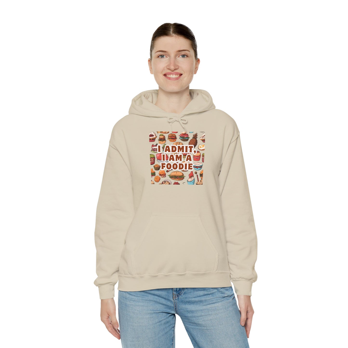 Funny Foodie Hoodie - "I Admit I Am a Foodie"