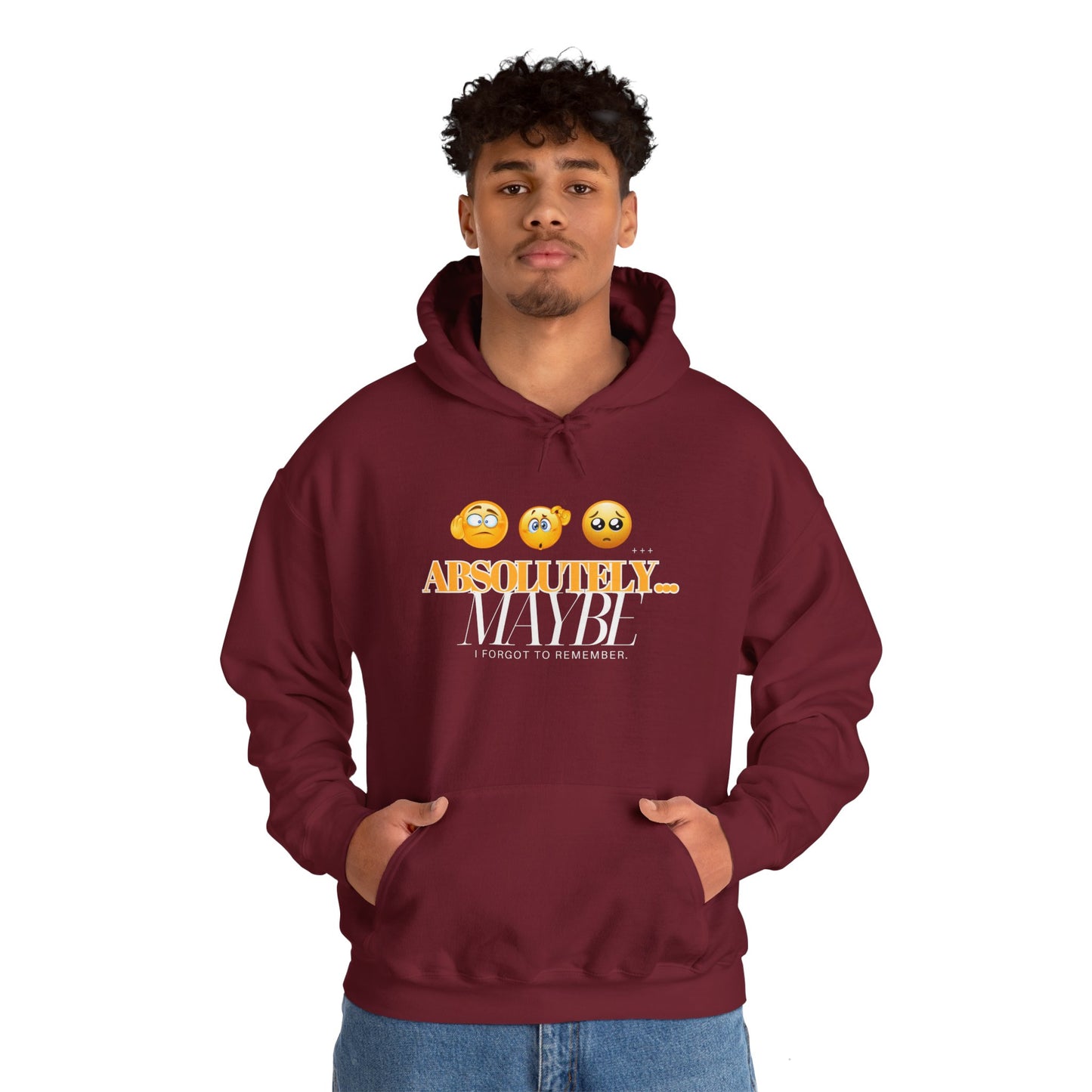 Absolutely Emoticon Unisex Heavy Blend™ Hooded Sweatshirt