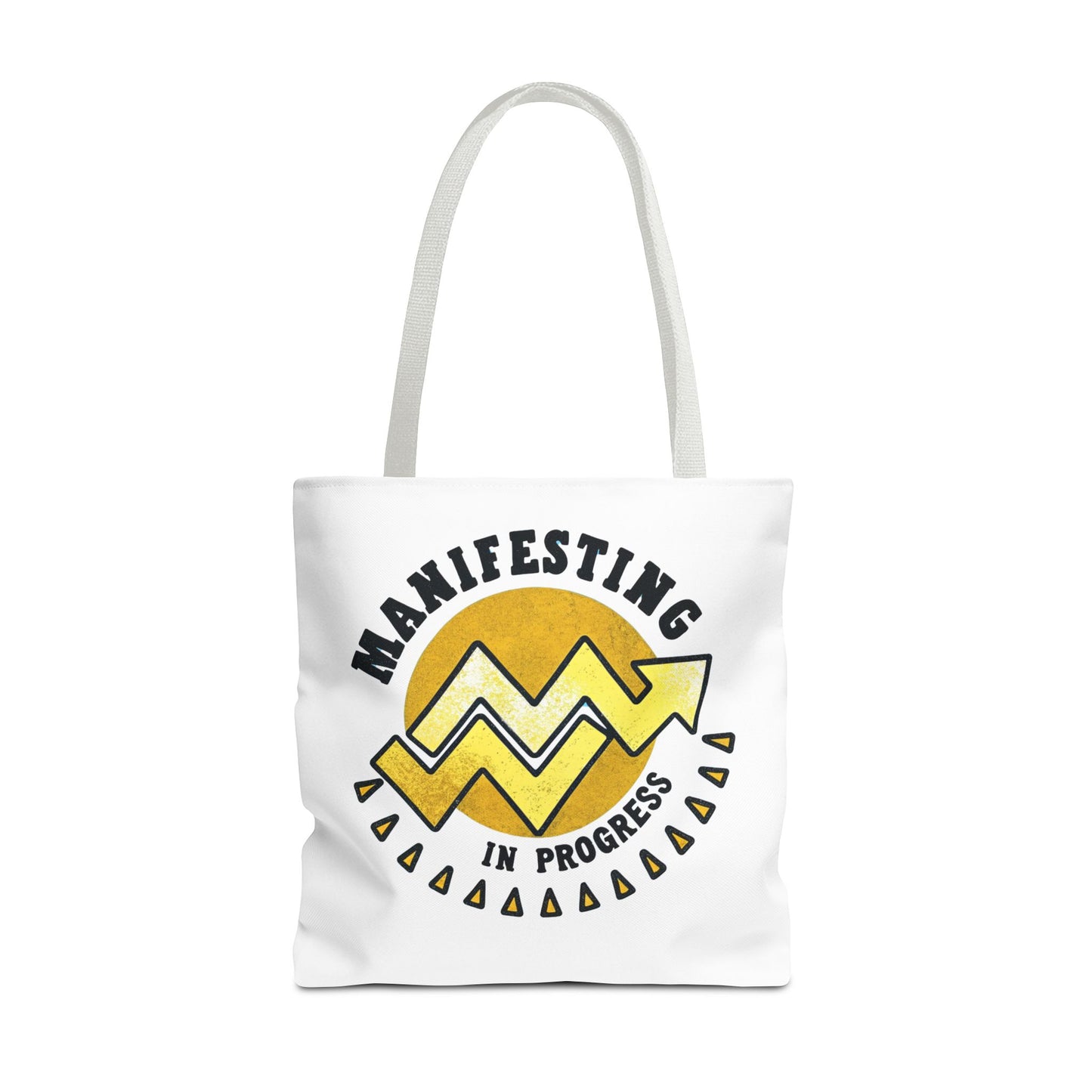 Manifesting in Progress Tote Bag – Eco-Friendly and Stylish Carry-All for Dreamers