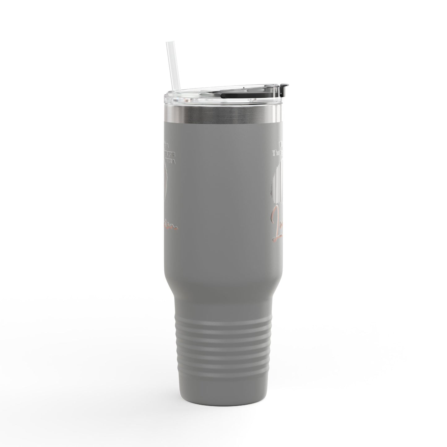 Humorous Insulated Travel Mug - 40oz "Who Needs a Therapist" - Perfect Gift for Hair Stylists