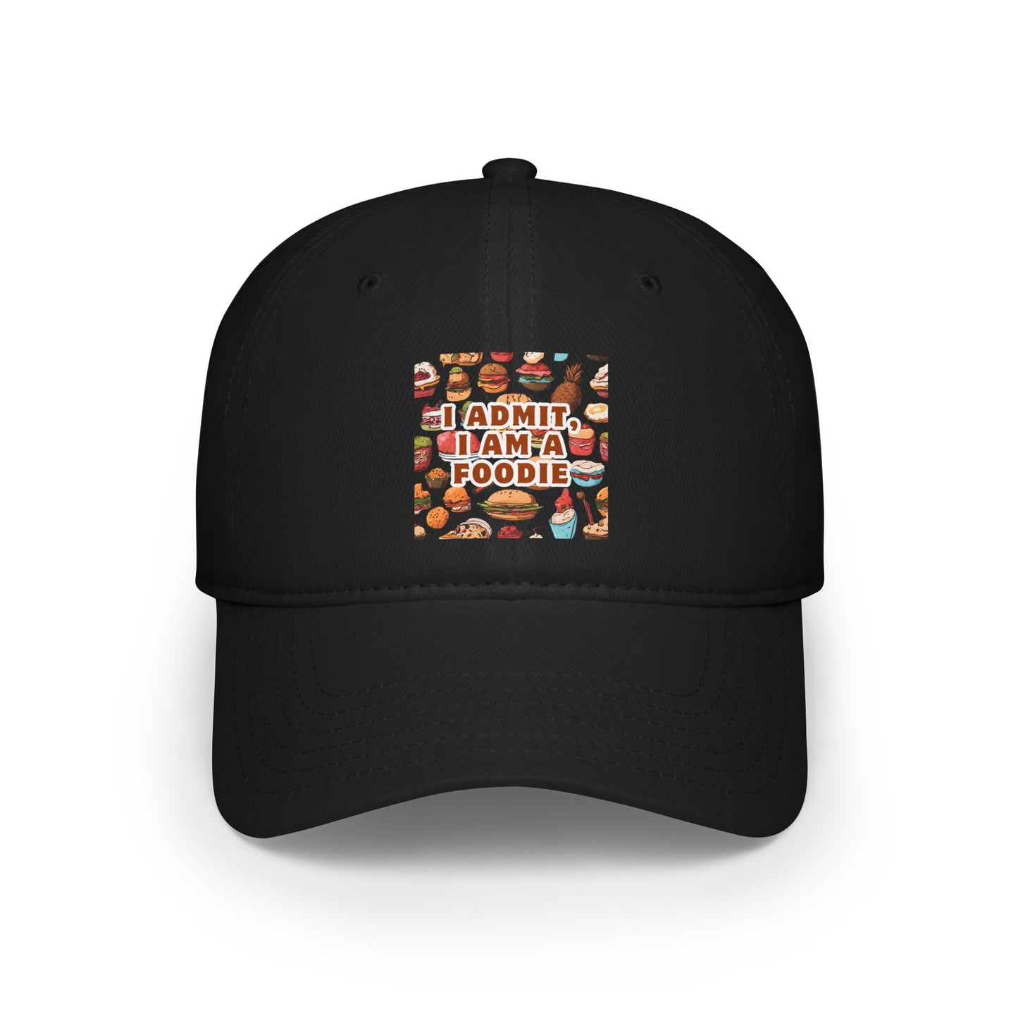 Funny Foodie Low Profile Baseball Cap - Perfect for Food Lovers