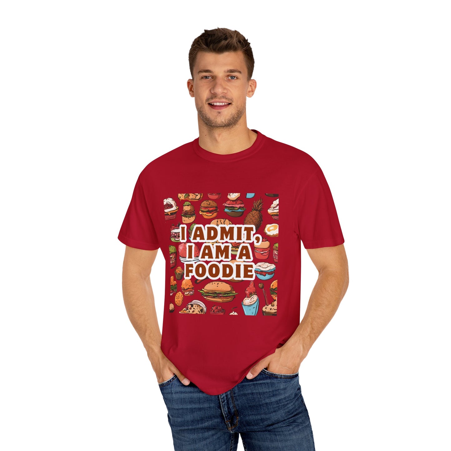 Funny Foodie T-Shirt | I Admit, I Am A Foodie Tee | Perfect for Food Lovers