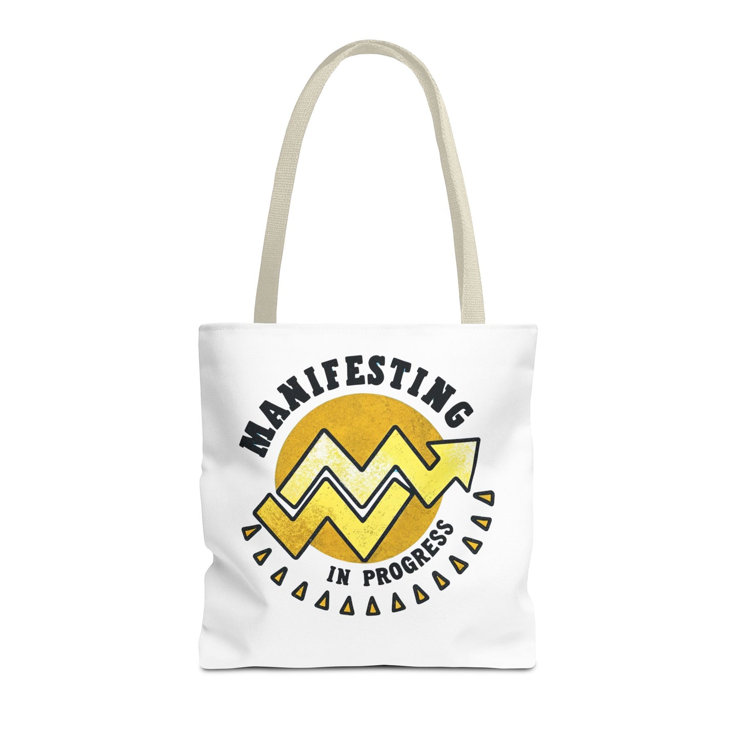 Manifesting in Progress Tote Bag – Eco-Friendly and Stylish Carry-All for Dreamers