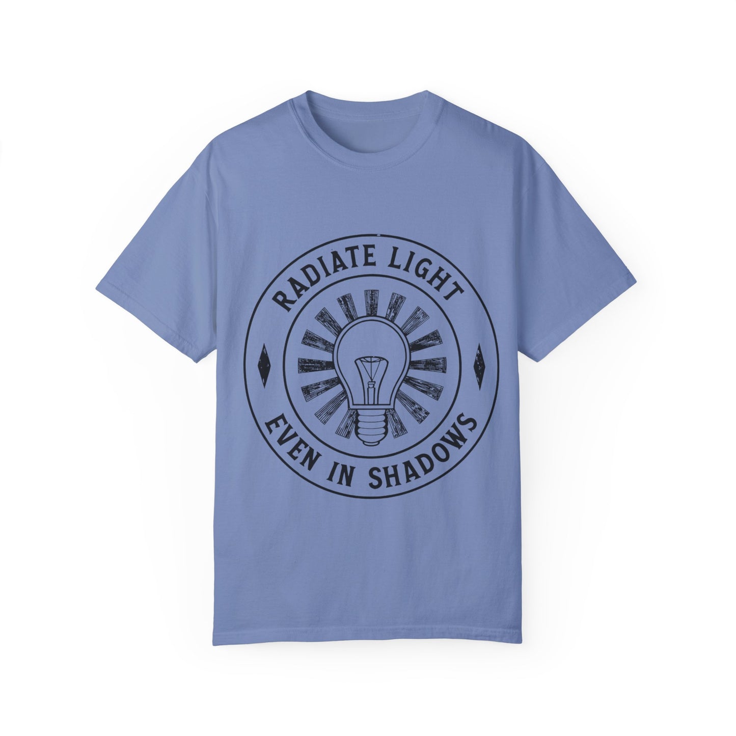 Radiate Light Unisex Garment-Dyed T-Shirt - Inspirational Graphic Tee