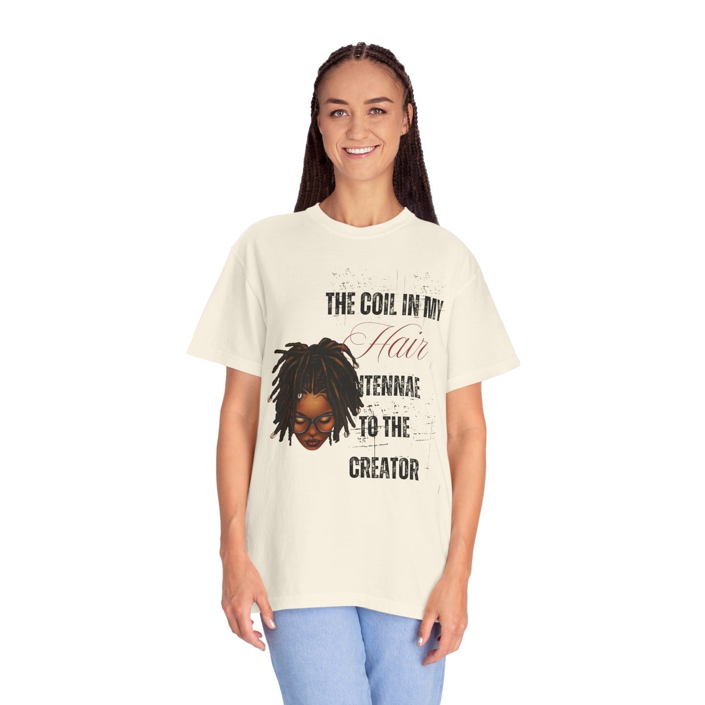 Coil in My Hair Unisex T-Shirt – Celebrate Natural Hair and Culture