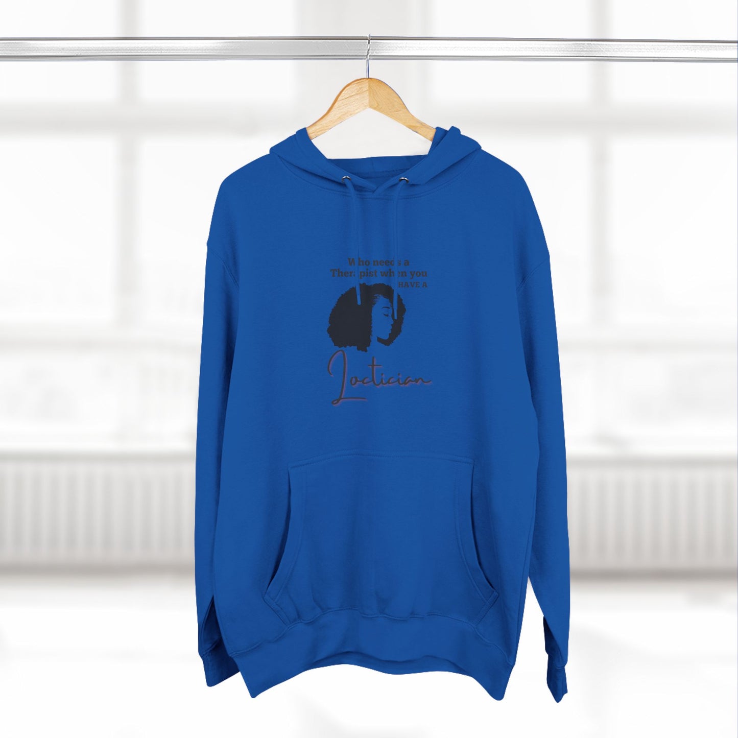 Stylish Therapist Fleece Hoodie - Empowering Quotes for Mental Health Awareness