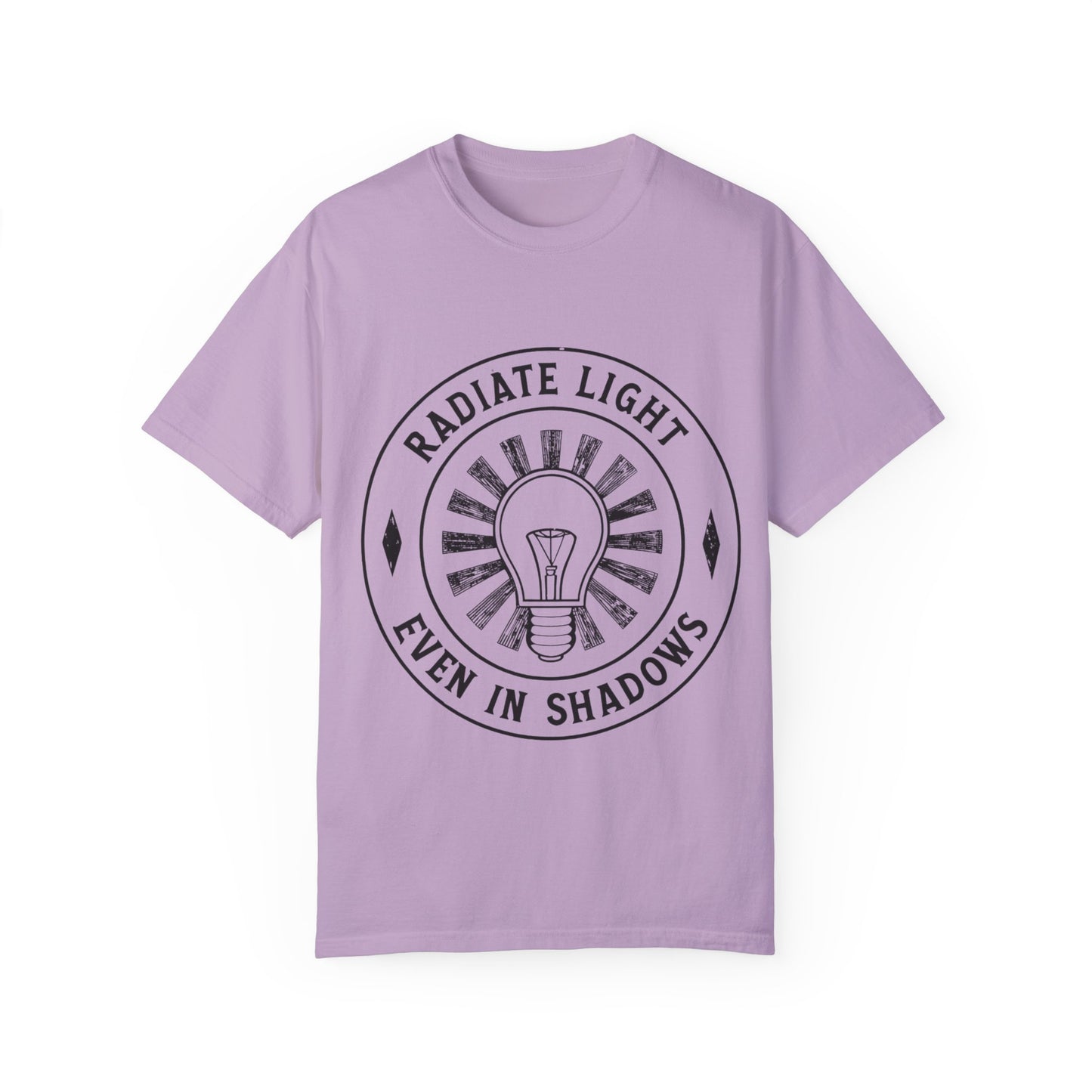 Radiate Light Unisex Garment-Dyed T-Shirt - Inspirational Graphic Tee