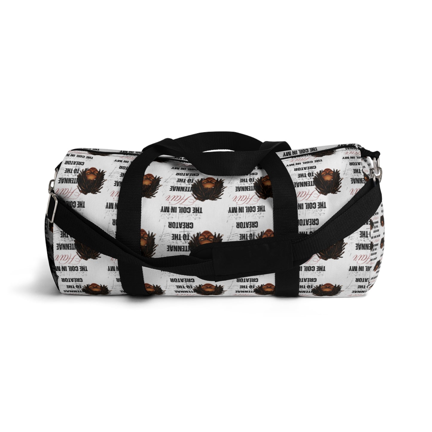 Stylish Natural Hair Duffel Bag - Perfect for Travel & Gym