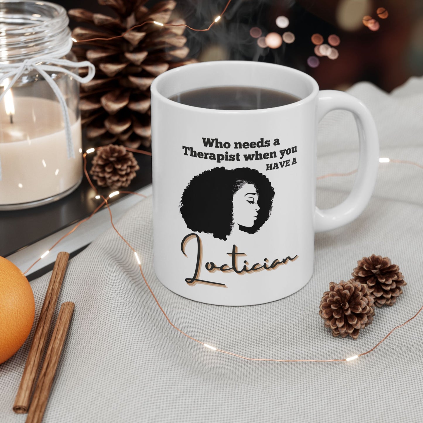 Inspirational Ceramic Mug - Perfect for Self-Care and Mental Health Awareness