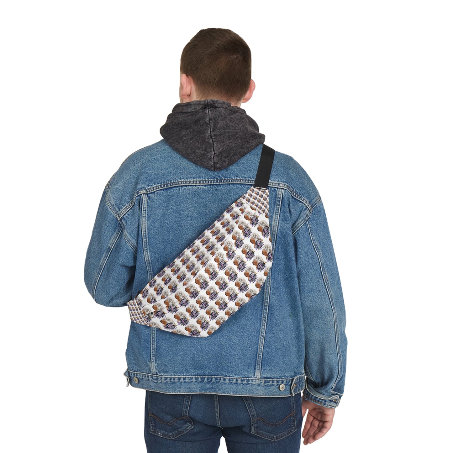Stylish Large Fanny Pack with Fun Print - Perfect for Festivals & Everyday Use