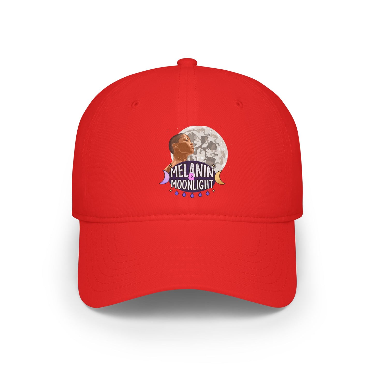 Melanin Moonlight Low Profile Baseball Cap - Casual Style for All Seasons
