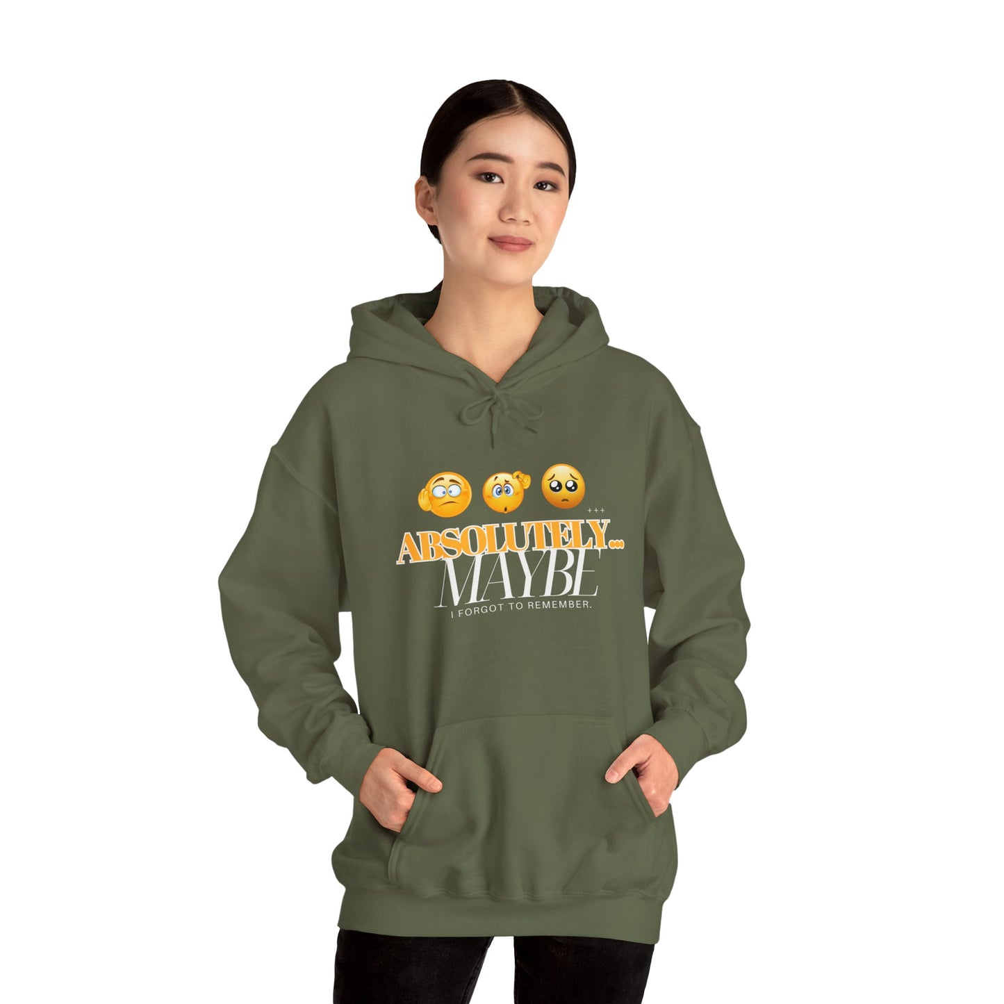 Absolutely Emoticon Unisex Heavy Blend™ Hooded Sweatshirt