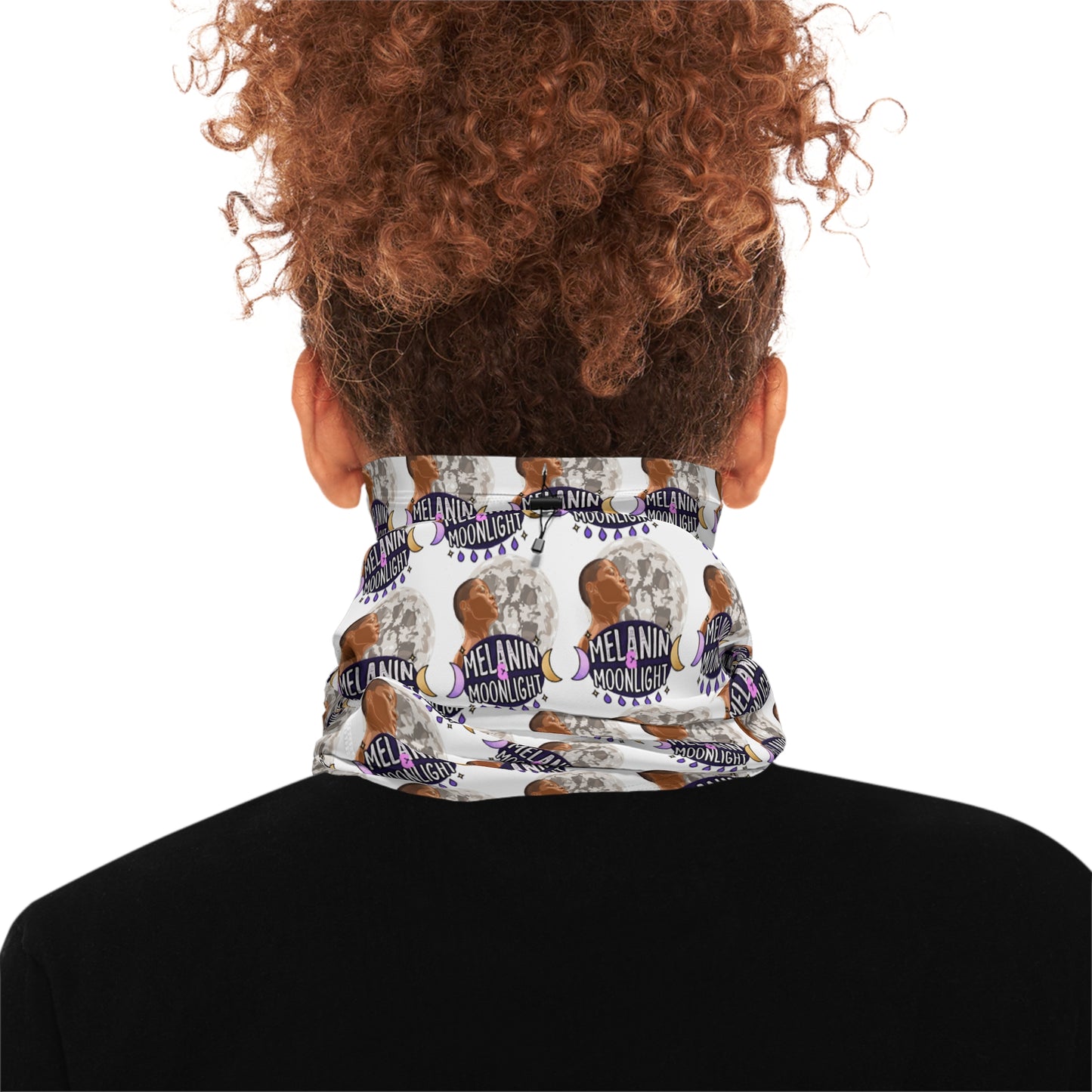 Custom Winter Neck Gaiter with Drawstring – Cozy & Stylish for Cold Weather