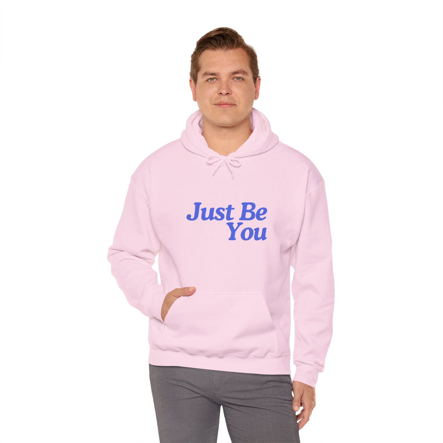 Just Be You Unisex Heavy Blend Hoodie - Inspirational Sweatshirt for Everyday Comfort