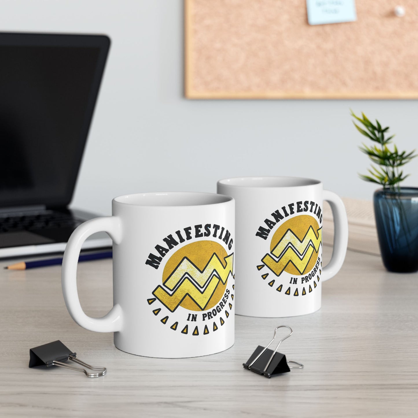Motivational Ceramic Mug - 11oz & 15oz Coffee Cup with Inspirational Design