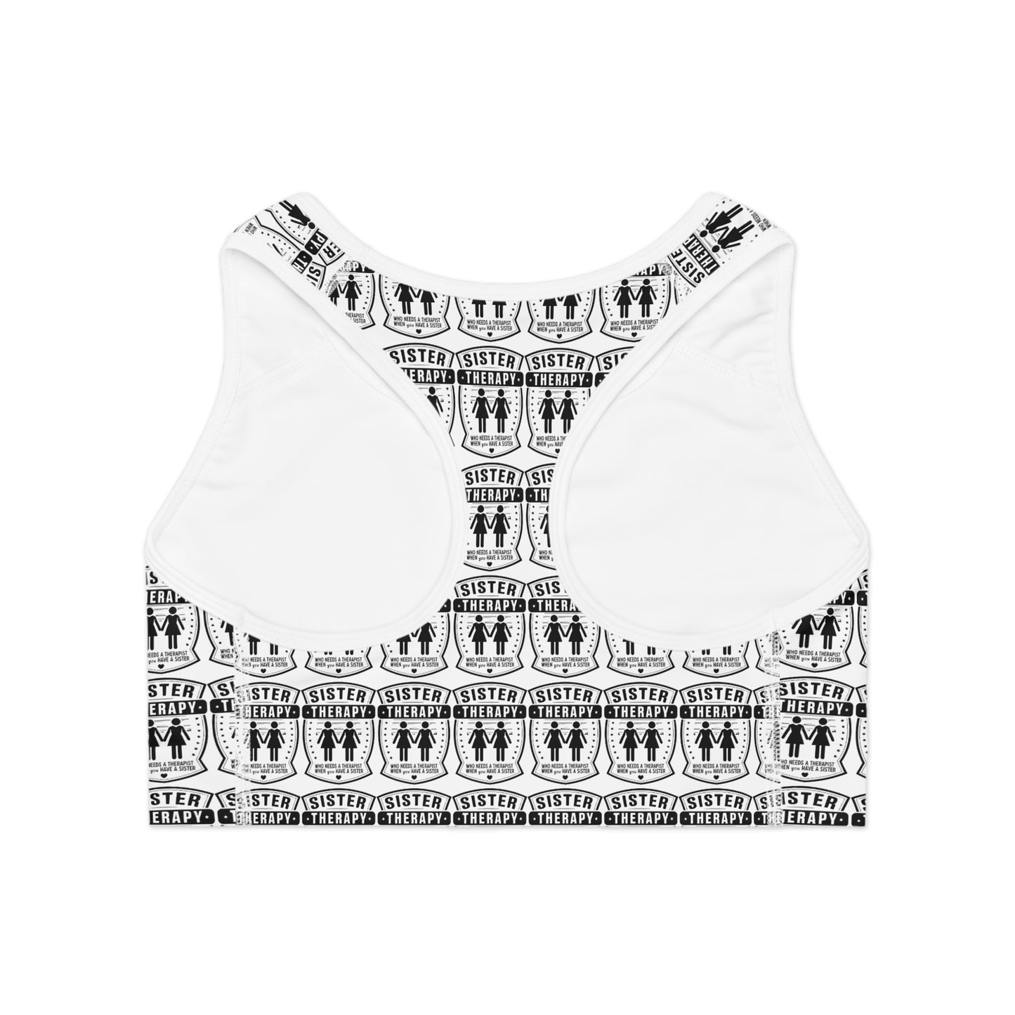 Sister Therapy Sports Bra - Stylish and Motivational Activewear