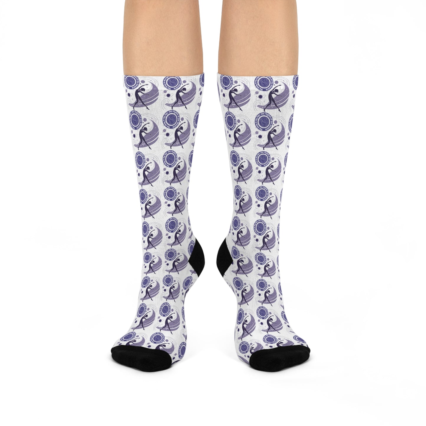 Fun Patterned Cushioned Crew Socks for Comfort and Style