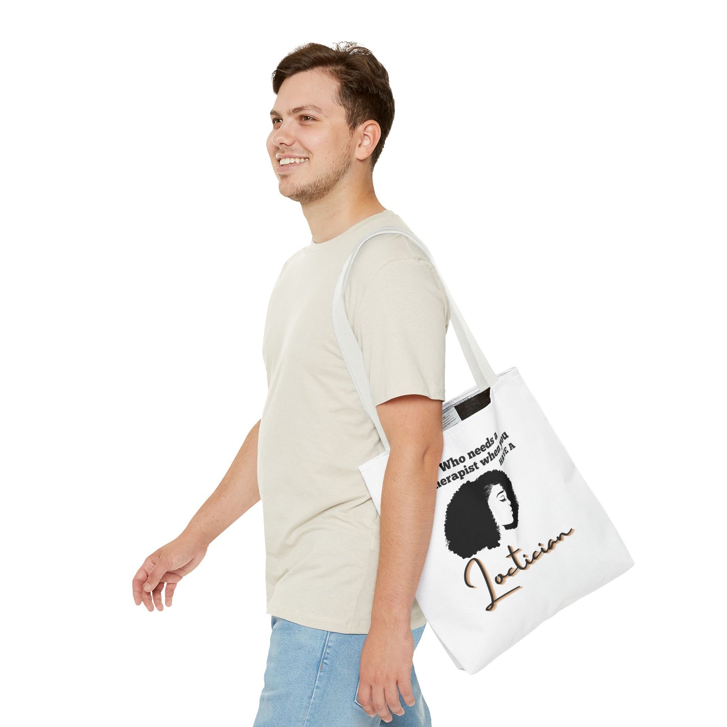 Empowered Loctician Tote Bag - Perfect for Haircare Experts & Therapists