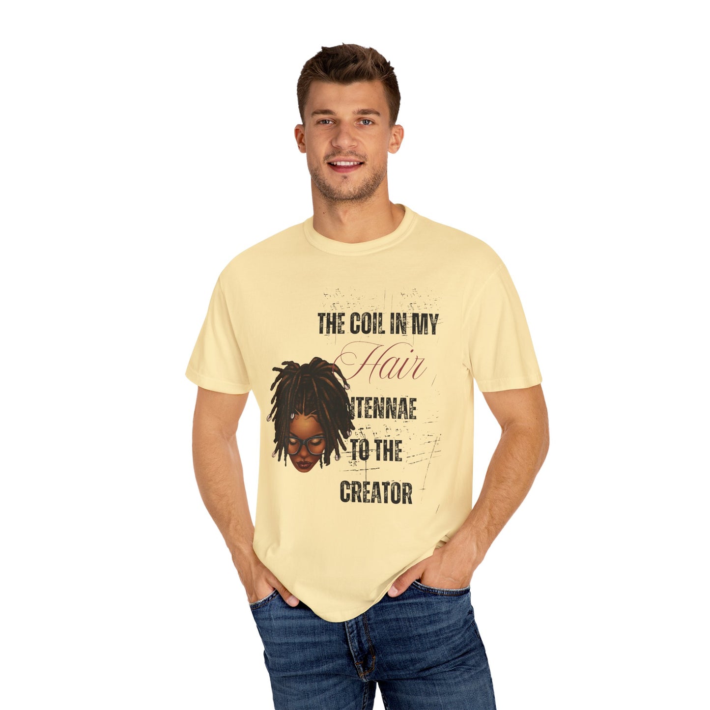 Coil in My Hair Unisex T-Shirt – Celebrate Natural Hair and Culture